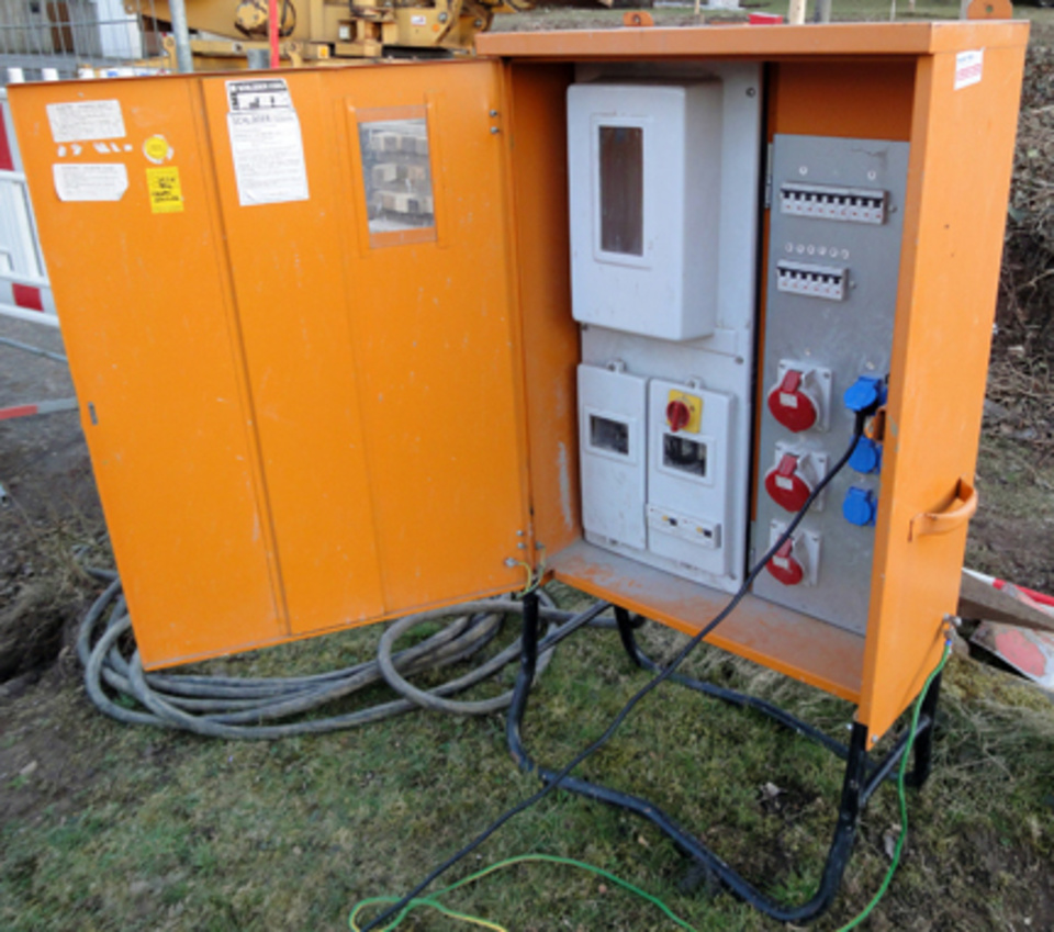 Baustromkasten bei Elektroservice Naaß in Eisenach